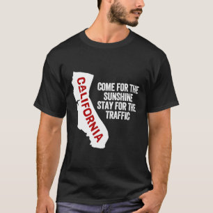 Camiseta geografía retro de EE. UU. estado de California