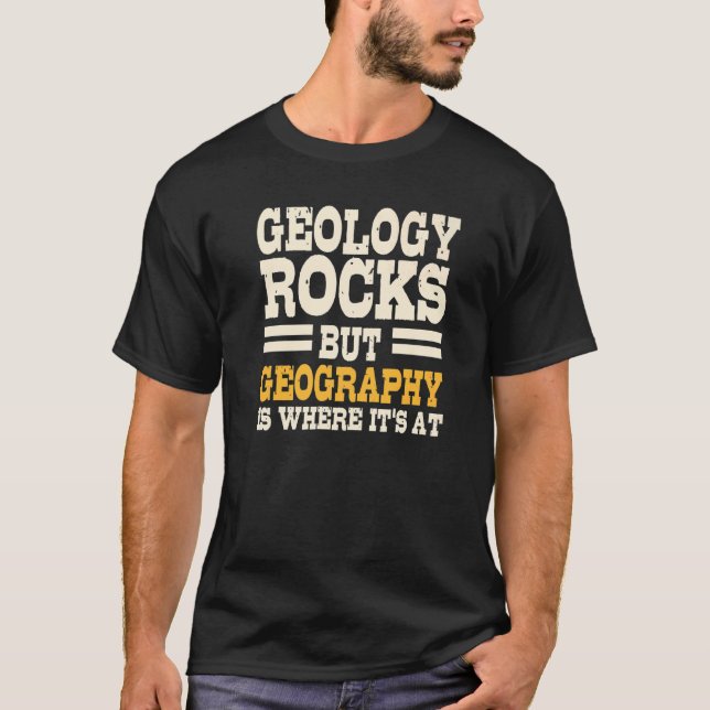 Camiseta Geographer Cartographer Geography World Map Geolog (Anverso)