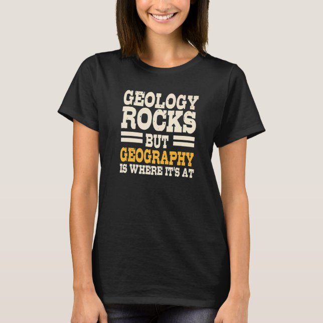 Camiseta Geographer Cartographer Geography World Map Geolog (Anverso)