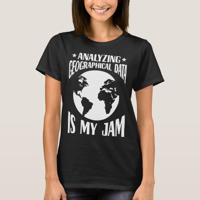 Camiseta Geographical Mapping Cartography World Map (Anverso)