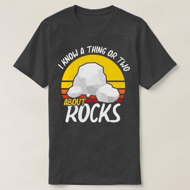 Camiseta Geolog de divertida colección de minerales de rock (Diseño del anverso)