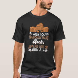 Camiseta Geolog de hélices de caza de rocas geología mágica
