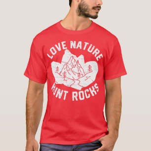 Camiseta Geóloga divertida de caza de rock ama a la natural