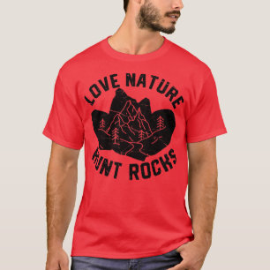 Camiseta Geóloga divertida de caza de rock ama a la natural