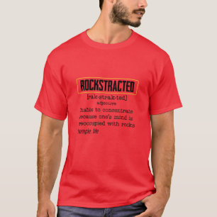 Camiseta Geología abstraída por rocas Buscador de rocas Bus