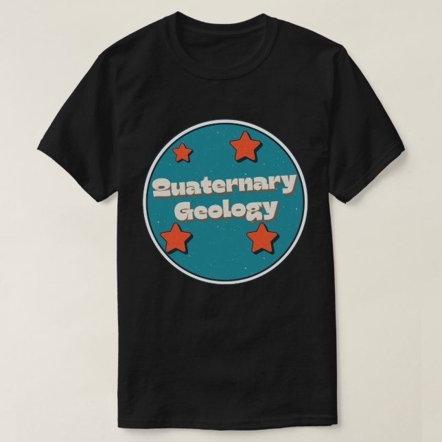 Camiseta Geología cuaternaria (Diseño del anverso)