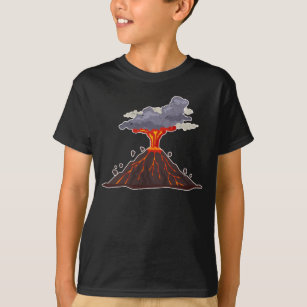 Camiseta Geología de la lava del volcán Guay