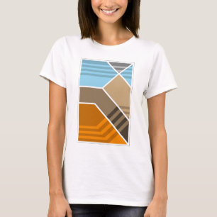 Camiseta Geología de la zona de subducción abstracta