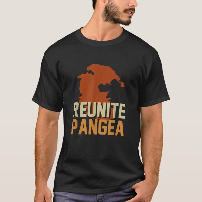 Camiseta Geología de Pangea de Reunimiento (Anverso)