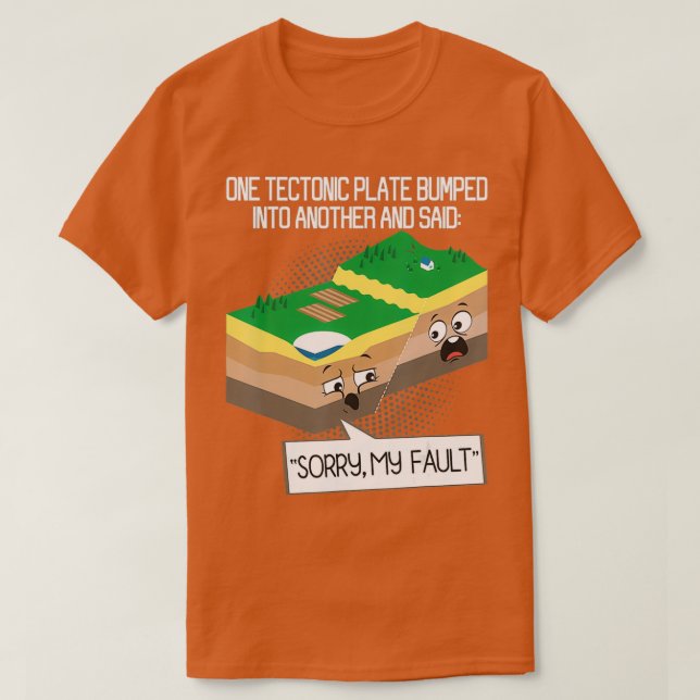 Camiseta Geología de placas tectónicas Tierra Seísmo de pro (Diseño del anverso)