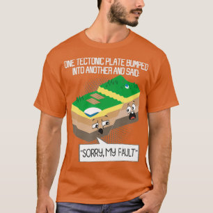 Camiseta Geología de placas tectónicas Tierra Seísmo de pro