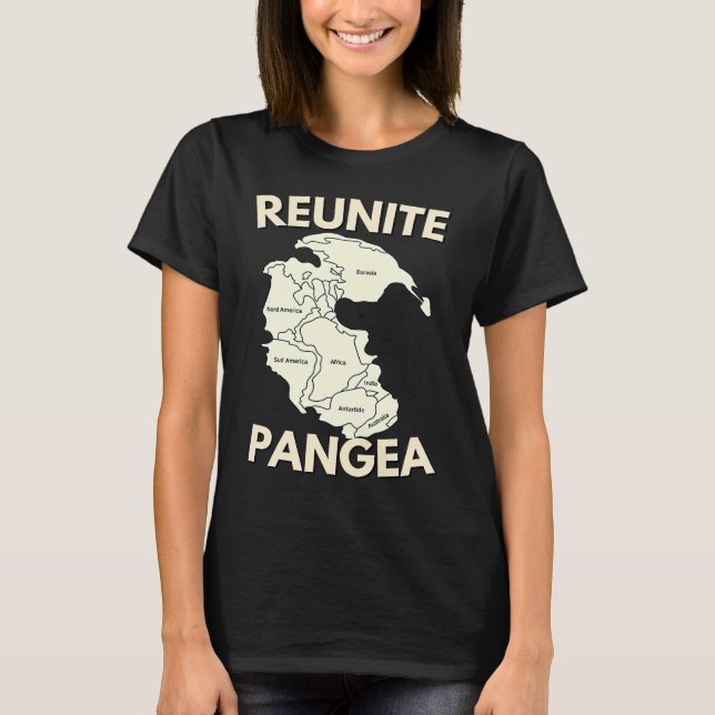 Camiseta Geología de Reunite Pangea Geologis (Anverso)