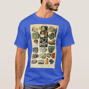 Camiseta Geología de Rocas Minerales Vintage