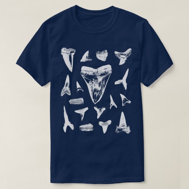 Camiseta Geología del cazador de dientes de dientes de dien (Diseño del anverso)
