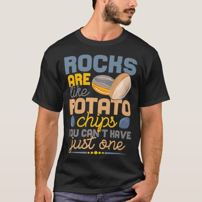 Camiseta Geología del Humor Lapidario Geología Rock Geólogo (Anverso)