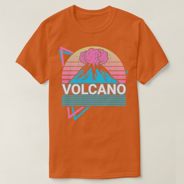 Camiseta Geología del volcán Magma Lava Regalo retro (Diseño del anverso)