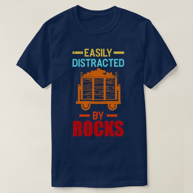 Camiseta Geología divertida 2 de la colección de rock (Diseño del anverso)