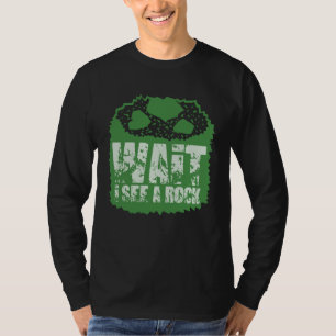 Camiseta Geología divertida - Espera Que Veo Una Roca