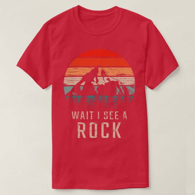 Camiseta Geología Espera Veo Una Roca 1 (Diseño del anverso)