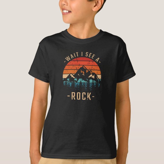 Camiseta Geología - Esperen a ver una roca (Anverso)