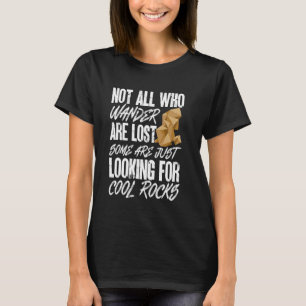 Camiseta Geología Funny Rock Recolección Buscando Guay Roc