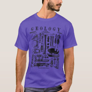 Camiseta Geología Geólogo Kit de campo Herramientas Patente