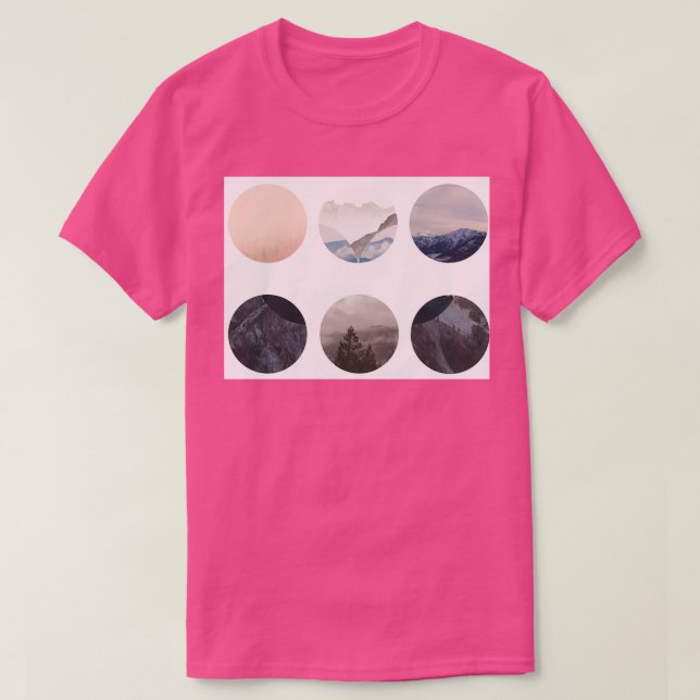 Camiseta Geología geométrica (Diseño del anverso)