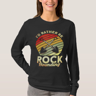 Camiseta Geología Ich würde lieber Steine horten Geólogo