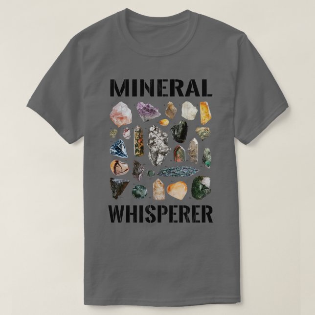 Camiseta Geología Mineralogía Petrología Stones Mineral (Diseño del anverso)