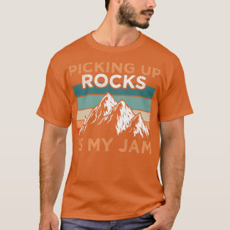 Camiseta Geología Recogiendo Rocas