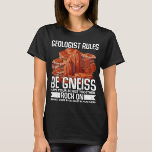 Camiseta Geología Reglas Geólogo Colector de Rock Gráfico