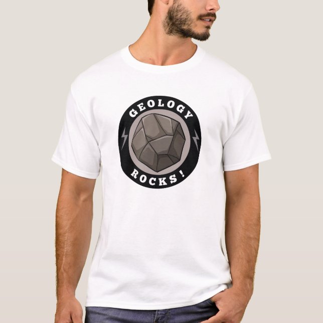 Camiseta Geología Rocas (Anverso)