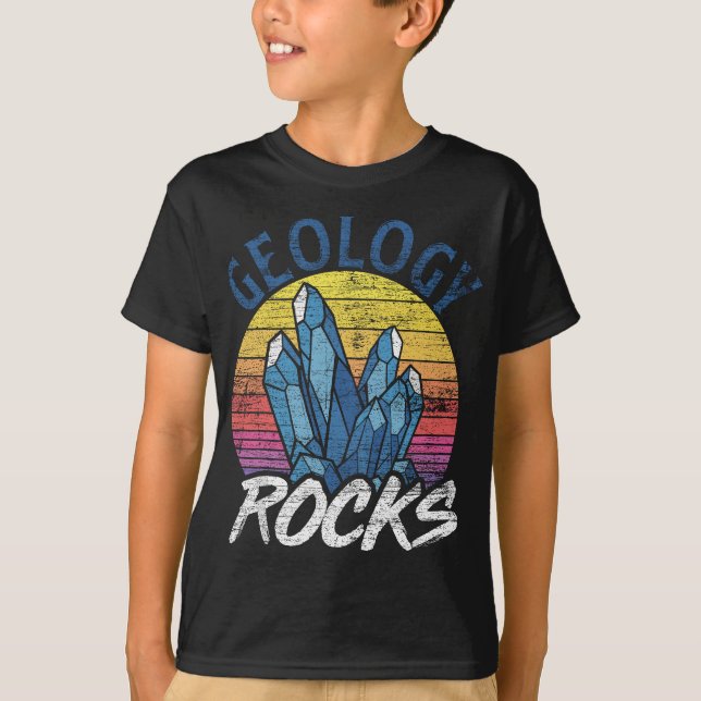 Camiseta Geología Rockea Geología Retro (Anverso)