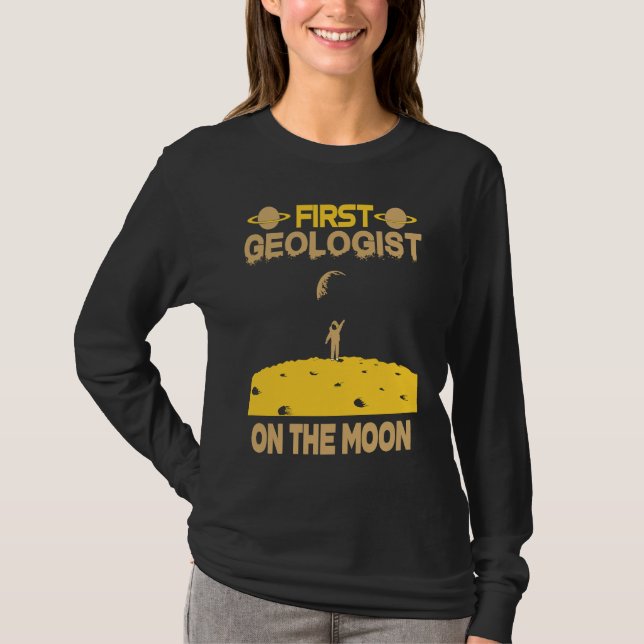 Camiseta Geologist On The Moon (Anverso)