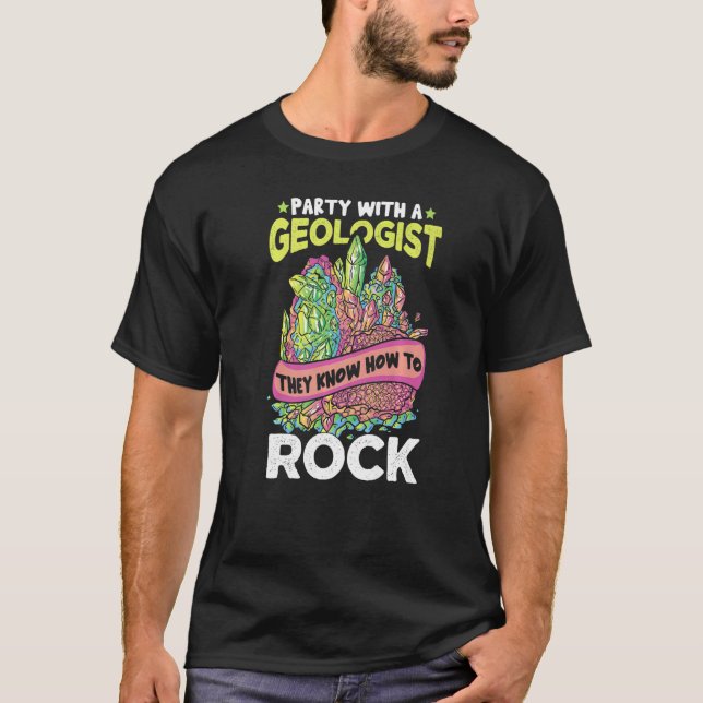 Camiseta Geologist Rock Collector Geology Geode Hunter Rock (Anverso)