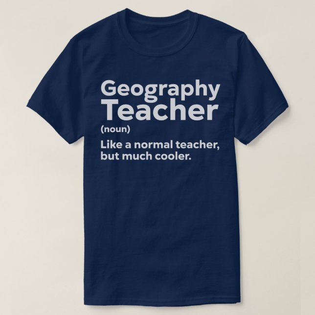 Camiseta Geólogo de definición divertida del profesor de ge (Diseño del anverso)