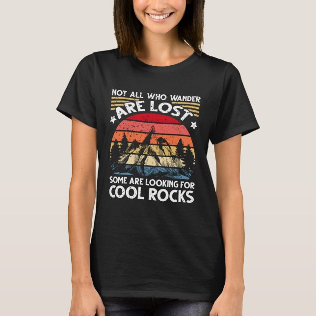 Camiseta Geólogo de Geología del Coleccionador de Rock (Anverso)