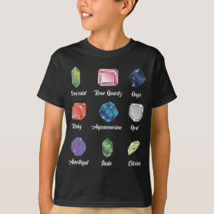 Camiseta Geólogo de joyas Gemstone Lover Crystal Hunter