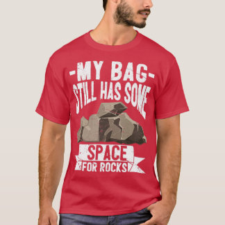 Camiseta Geólogo de la cacería de rock gracioso Rock Hunter