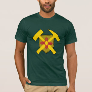 Camiseta Geólogo de Nuevo México - Martillo de roca y Escud