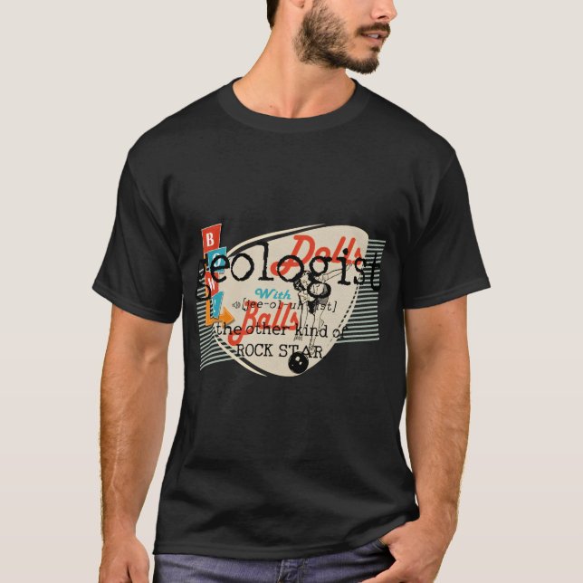 Camiseta Geólogo Definición Graciosa Regalo Geológico (Anverso)