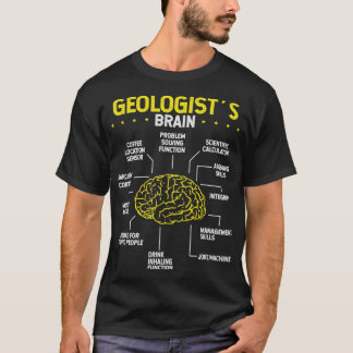 Camiseta Geólogo del coleccionista Rockounder Brain Rock Mi