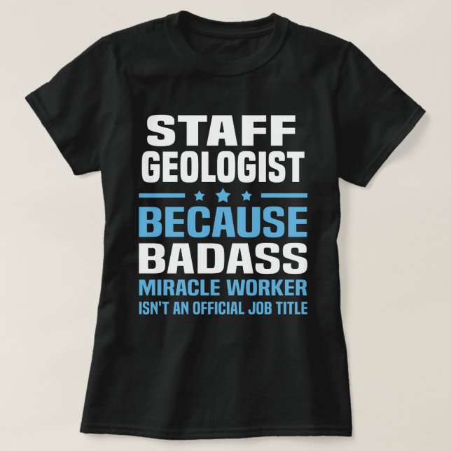 Camiseta Geólogo del personal (Diseño del anverso)