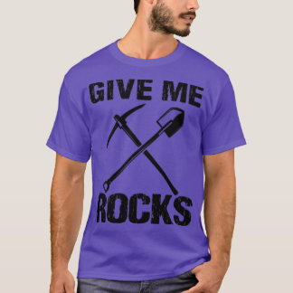 Camiseta Geólogo divertido de caza de rock Rockhounding Roc