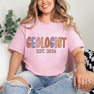 Camiseta Geólogo Est. 2024, graduación de estudiantes de ge