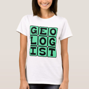 Camiseta Geólogo, estudio de la Tierra