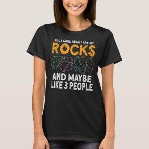 Camiseta Geólogo geológico de piedra de la caza de rock de