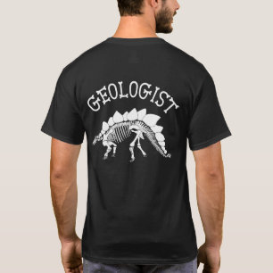 Camiseta Geólogo Hoodie (huella del Stegosaurus)