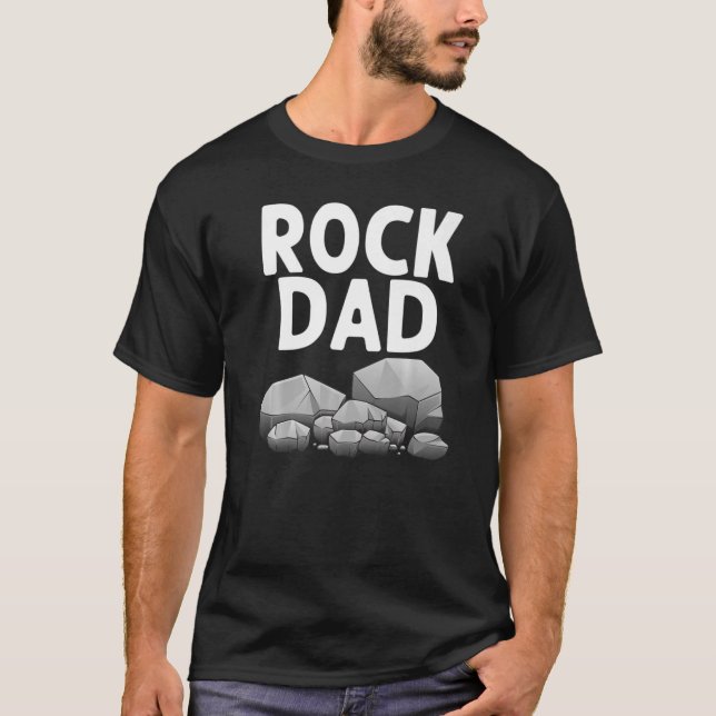 Camiseta Geology For Dad Men Rock Collector Rock (Anverso)