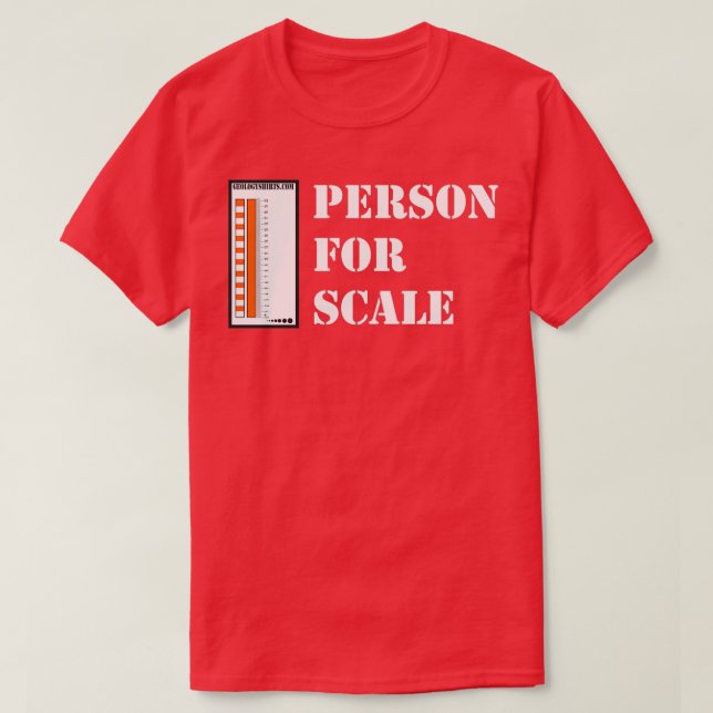 Camiseta GeologyPerson for Scalewhite text for Dark s (Diseño del anverso)
